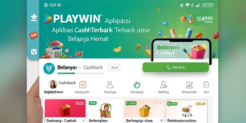 Tampilan antarmuka PLAYWIN yang menarik dan mudah digunakan.