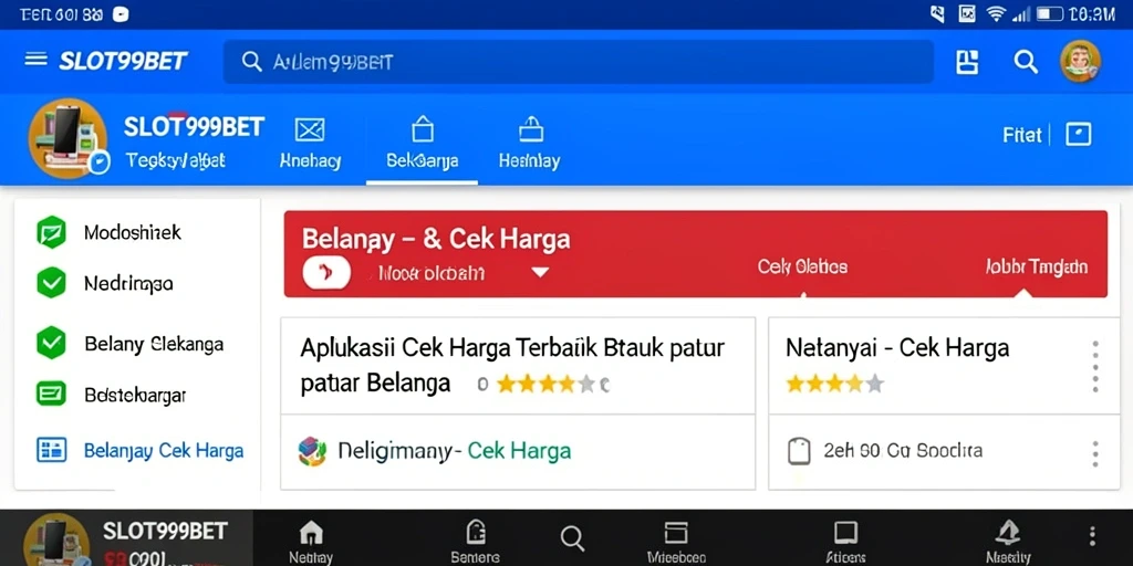 Antarmuka SLOT99BET yang mudah digunakan untuk cek harga.