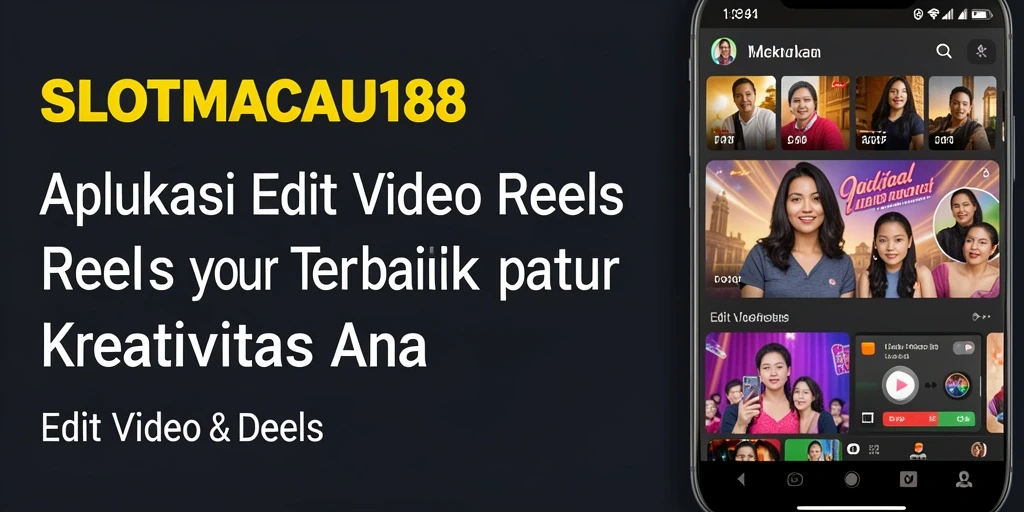 Antarmuka SLOTMACAU188 untuk Edit Video Reels yang modern dan responsif.