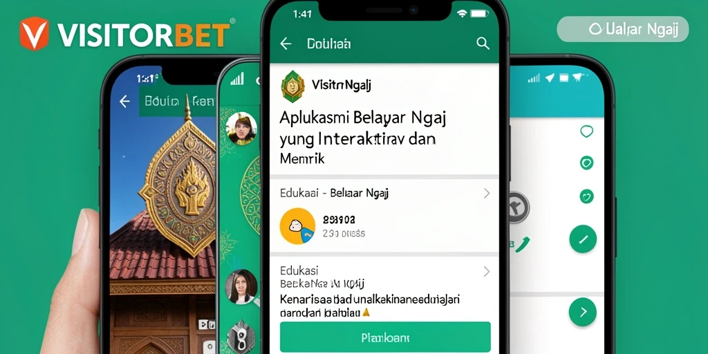 Antarmuka VISITORBET yang menarik untuk belajar ngaji.