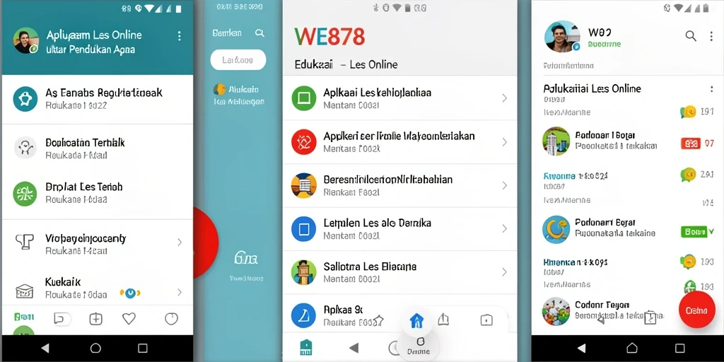 Antarmuka WE878 yang interaktif dan mudah digunakan.