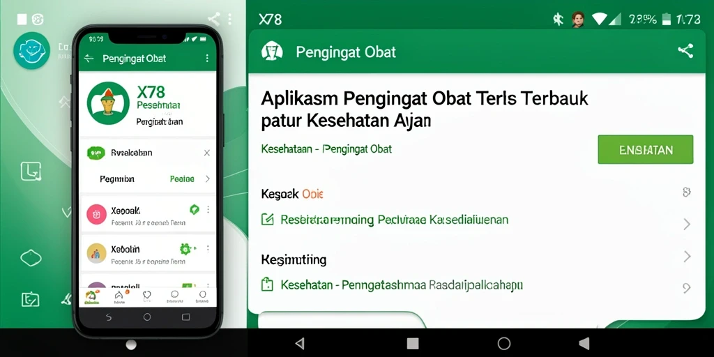Antarmuka pengguna aplikasi X78 yang intuitif dan ramah.